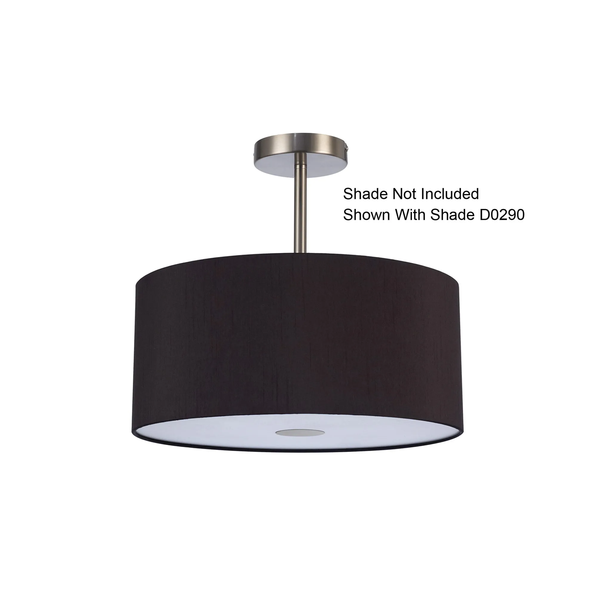 Baymont Semi Flush 3 Light Satin Nickel D0338  Deco Baymont SN